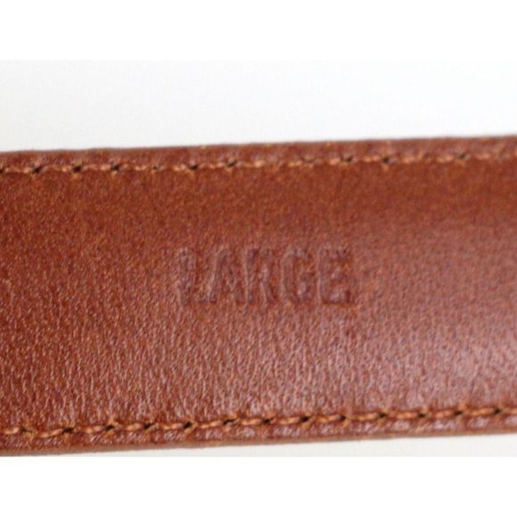 Coach BRITISH TAN BROWN GENUINE LEATHER 3/4"Wd CASUAL DRESS BELT Sz L (I38) - Picture 9 of 14